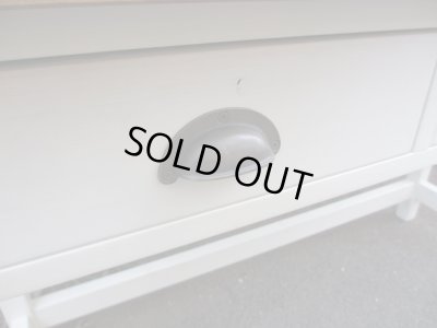 画像8: 横長の木製デスク 机