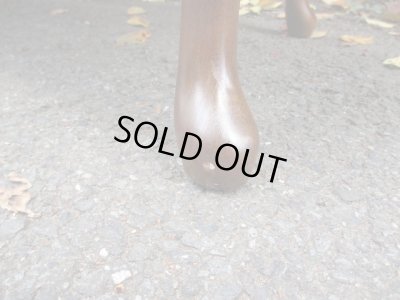 画像10: クラシックな猫脚ベンチ 椅子ソファ