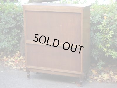 画像5: キツツキマーク 飛騨産業 ガラスキャビネット 本箱