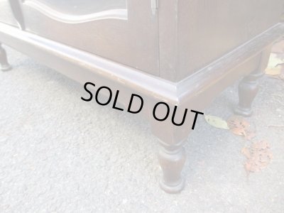 画像17: キツツキマーク 飛騨産業 ガラスキャビネット 本箱