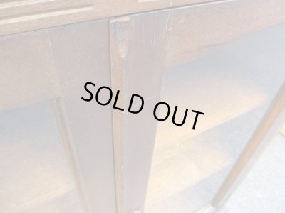 画像12: キツツキマーク 飛騨産業 ガラスキャビネット 本箱