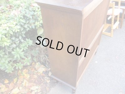 画像8: キツツキマーク 飛騨産業 ガラスキャビネット 本箱