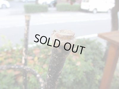 画像10: ヴィンテージ 黒い鉄脚スツール