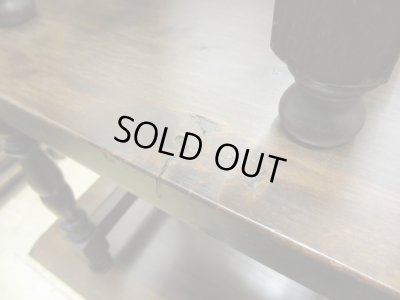 画像7: 古い木製ネストテーブル 