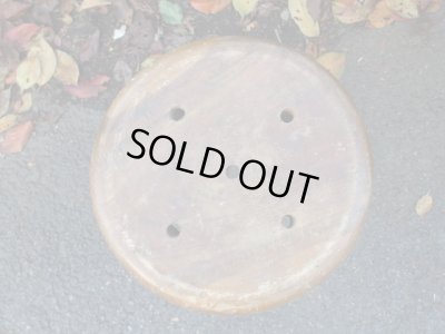 画像5: ヴィンテージ ブルーの鉄脚スツール