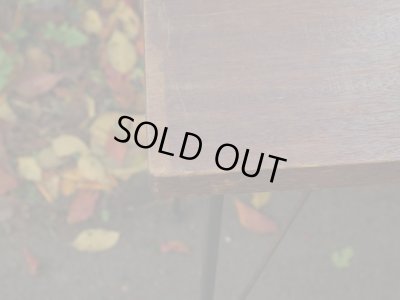 画像5: 古材の横長鉄脚テーブル