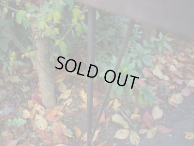 画像10: 古材の横長鉄脚テーブル