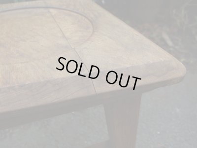 画像11: レトロな古い楢材の木製チェア 椅子