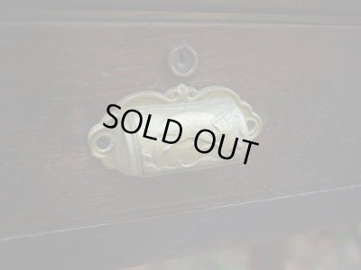 画像6: 古い楢材の小さな机