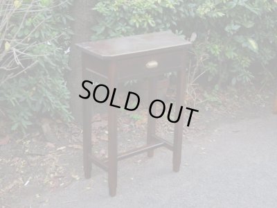 画像3: 古い楢材の小さな机