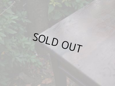 画像9: 古い楢材の小さな机