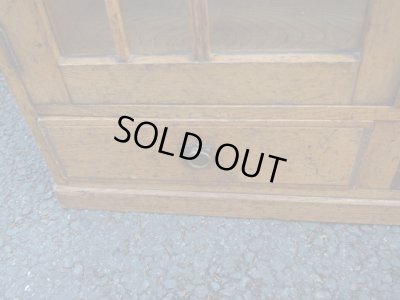 画像14: ヴィンテージ ガラス本箱 キャビネット