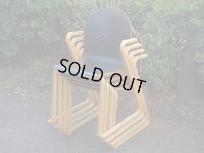 画像6: コクヨ 木製スタッキングチェア 椅子