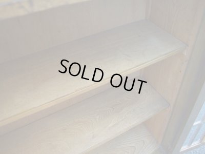 画像13: ヴィンテージ ガラス本箱 キャビネット