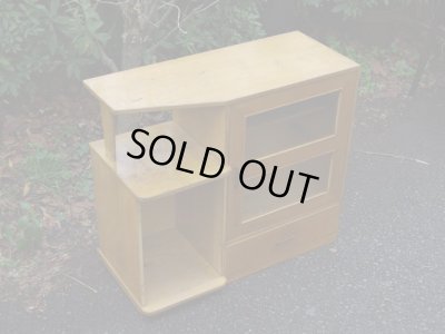 画像3: 古いモールガラスのキャビネット 