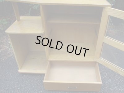 画像6: 古いモールガラスのキャビネット 