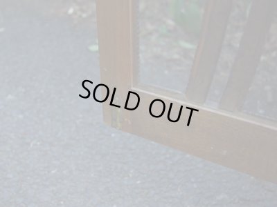 画像15: アンティーク ガラス戸の本箱 キャビネット 収納棚