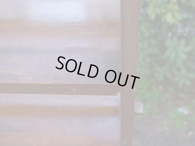 画像7: アンティーク 楢無垢材の楔本棚