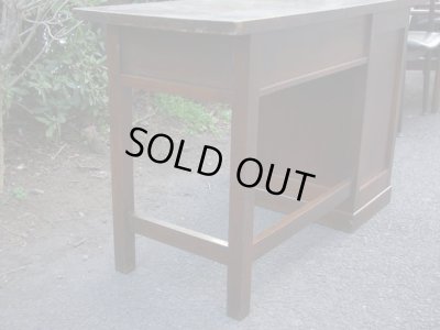 画像7: アンティーク 片袖デスク 机