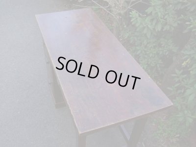 画像8: アンティーク 片袖デスク 机