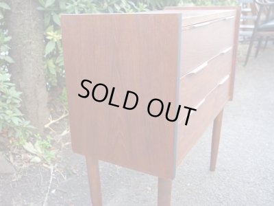 画像7: 北欧デザイン チークの3杯引出し チェスト 