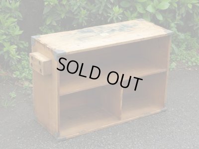 画像3: 古い木製の棚 木箱