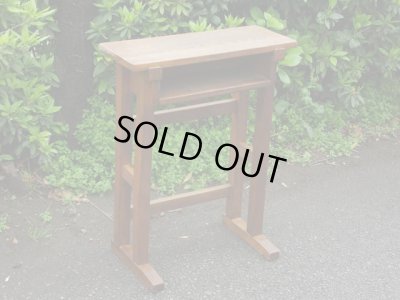 画像2: ビンテージ 木製小机 テーブル