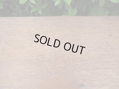 画像7: ペイントされた古い作業台 木製デスク