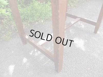 画像9: レトロヴィンテージ 木製平机 テーブル デスク