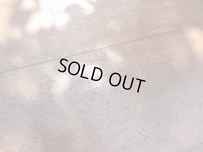 画像7: レトロヴィンテージ 木製平机 テーブル デスク