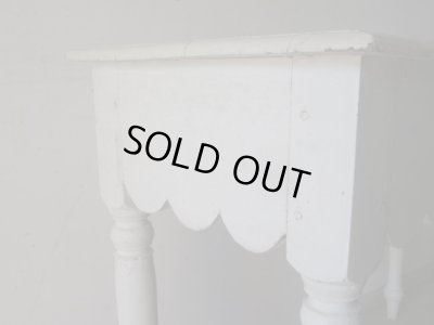 画像13: フランス製 ヴィンテージ白くペイントデスク 机テーブル