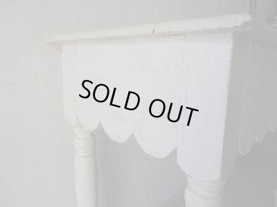 画像12: フランス製 ヴィンテージ白くペイントデスク 机テーブル