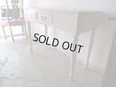 画像3: フランス製 ヴィンテージ白くペイントデスク 机テーブル