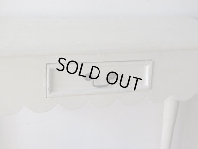 画像6: フランス製 ヴィンテージ白くペイントデスク 机テーブル