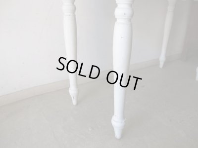 画像15: フランス製 ヴィンテージ白くペイントデスク 机テーブル