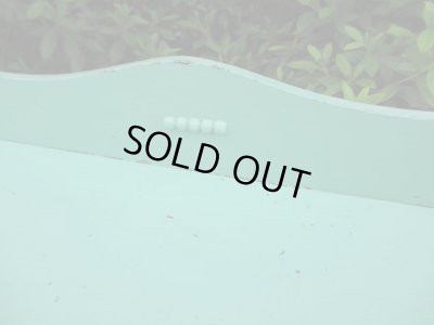 画像7: レトロポップ ペイントされたダイヤガラス戸の本箱 キャビネット