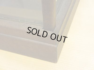 画像10: 昭和レトロ 5面ガラスショーケース 楢材