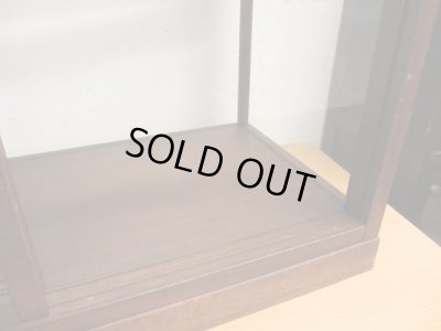 画像8: 昭和レトロ 5面ガラスショーケース 楢材