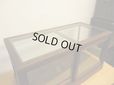 画像3: 昭和レトロ 5面ガラスショーケース 楢材