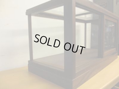 画像5: 昭和レトロ 5面ガラスショーケース 楢材