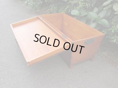 画像7: 木製ボックス トランク箱