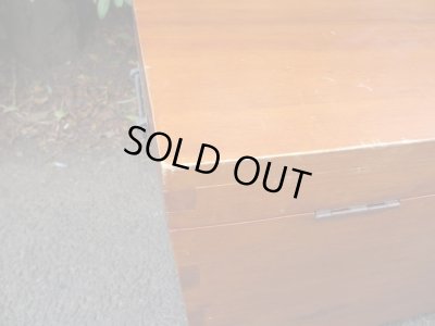 画像17: 木製ボックス トランク箱