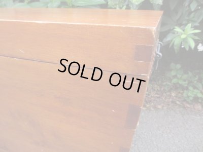 画像14: 木製ボックス トランク箱