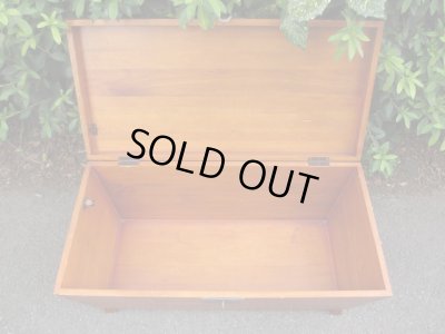 画像6: 木製ボックス トランク箱