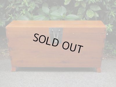 画像2: 木製ボックス トランク箱