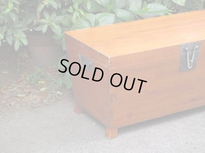 画像5: 木製ボックス トランク箱