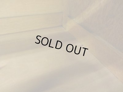 画像15: アンティーク スライド扉のガラス本箱 シャツケース キャビネット 楢材