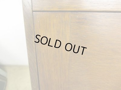 画像15: 古いオーク材ライティングデスク ビューロー ブックケース ヴィンテージ