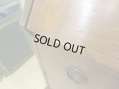 画像14: 古いオーク材ライティングデスク ビューロー ブックケース ヴィンテージ