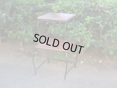 画像6: 古い鉄脚のネストテーブル ヴィンテージ